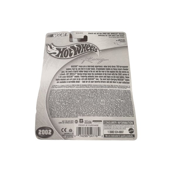 Hot Wheels Racing 2002 Monsters Inc Sticker 5 Nascar Collector Mattel BOX WEAR - Picture 4 of 4